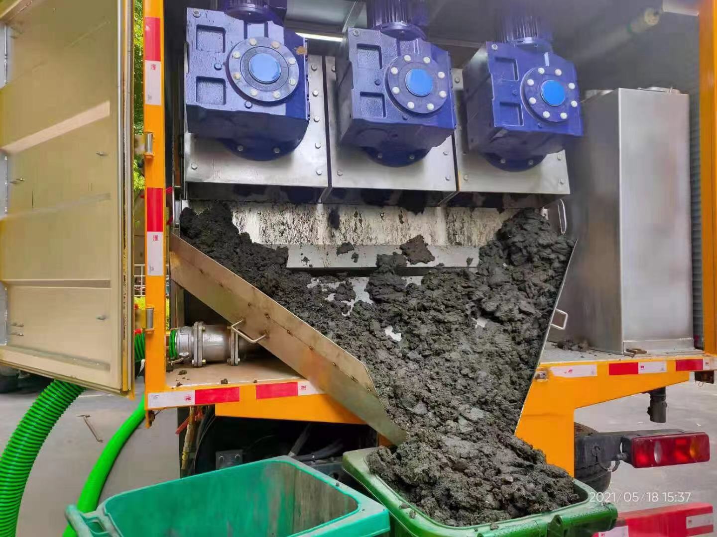 南长化粪池清掏城市维护站-泥浆净化干湿分离处理